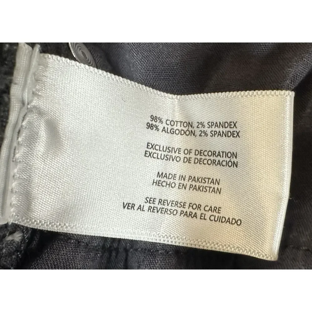 Banana Republic Pants Mens Size 36x30.5 Dark Gray 5-pocket Slim Straight Brushed